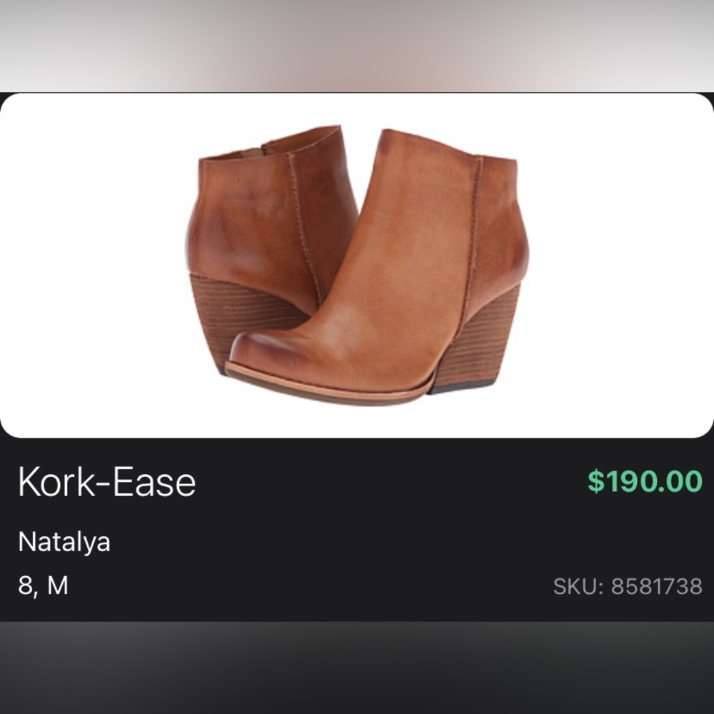 Kork-Ease Natalya Wedge Ankle Boot